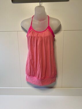 lululemon athletica Pink Bubblegum Racerback Tank